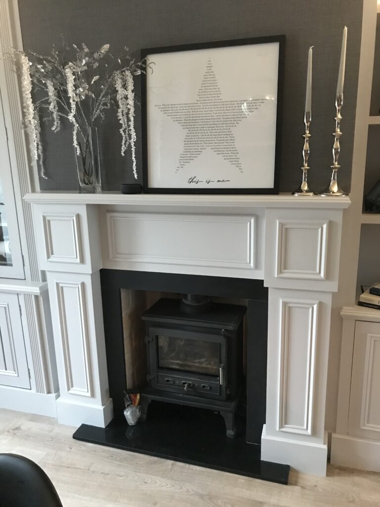 Image of fireplace surrounf