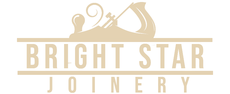 A logo in Bright Star Joinery
